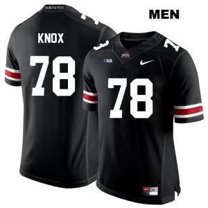 Men's NCAA Ohio State Buckeyes Demetrius Knox #78 College Stitched Authentic Nike White Number Black Football Jersey SK20D60RC